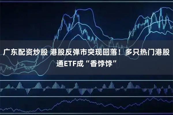 广东配资炒股 港股反弹市突现回落！多只热门港股通ETF成“香饽饽”